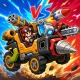 バトルカー：作って戦え icon