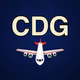 Charles de Gaulle CDG icon