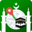 Muslim: Bönetider, Qibla icon