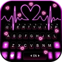 Pink RGB Heart Tastatur icon