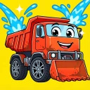 動物洗車 - 車とレーシングカー、子どもの洗車＆修理ゲーム icon
