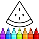 Fargeleggingsspill for barn icon