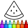 Fargeleggingsspill for barn icon