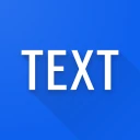 Simple text widget icon