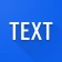 Simple text widget icon