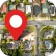 GPS 위성 뷰 지구 지도 icon