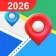 GPS-spårare och platsspårare icon