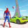 Superhjälte bil spel mega ramp icon