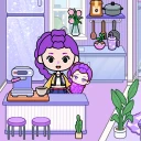 Mia World: Life Sims 어린이 가족게임 icon