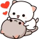 Animated Mochi Cat Stickers icon
