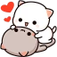 Animated Mochi Cat Stickers icon