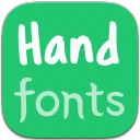 Hand Fonts for FlipFont icon