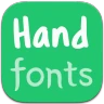 Hand Fonts for FlipFont icon