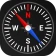 Smart kompass:Digitalt kompass icon