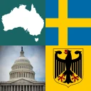 Geografi Quiz: Världens Länder icon