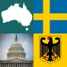 Geografi Quiz: Världens Länder icon