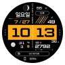 NW109한글: Digital watch face icon