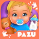 Baby spel - Sköt om och a baby icon