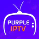 IPTV Smart Purple Player icon