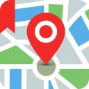 Lagre Posisjon GPS icon