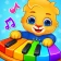 キッズミュージック：ピアノ、木琴、ドラム icon