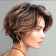 Coupe de cheveux courte femme icon