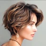 Coupe de cheveux courte femme icon