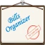 Bills Organizer with Sync icon