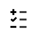 리스트3 : 간단한 메모과 체크 목록, 비용 계산 icon
