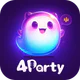 4Party: Voice Chat & Friends icon