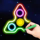 Finger Spinner: Glow Art Draw icon
