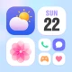 Theme: 4K Icon Pack & Widgets icon