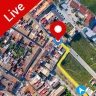 gate utsikt kart rute finner icon