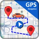 GPS-navigering Karta, trafik icon