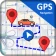 GPS-navigering Karta, trafik icon