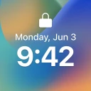 Verrouiller l'écran OS 17 icon