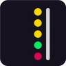 Dragger-car acceleration meter icon