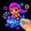Magic Doodle: Neon Drawing icon