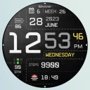 MD131 - Digital watch face icon