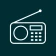 Radio on TV icon