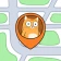 Lapsen puhelimen GPS paikannin icon
