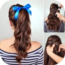 Hairstyles step by step icon