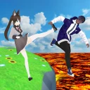 The floor is lava game parkour icon