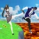 The floor is lava game parkour icon