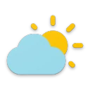 簡単な天気＆時計ウィジェット icon