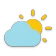 Sää ja kello -widget icon
