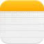 Anteckningar, anteckningsblock icon