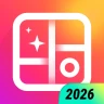 PicsLeap–AI Photo Editor &Grid icon
