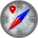Compass GPS Navigation Wear OS icon