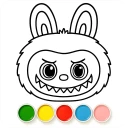 Labubu Coloring Games for Kids icon